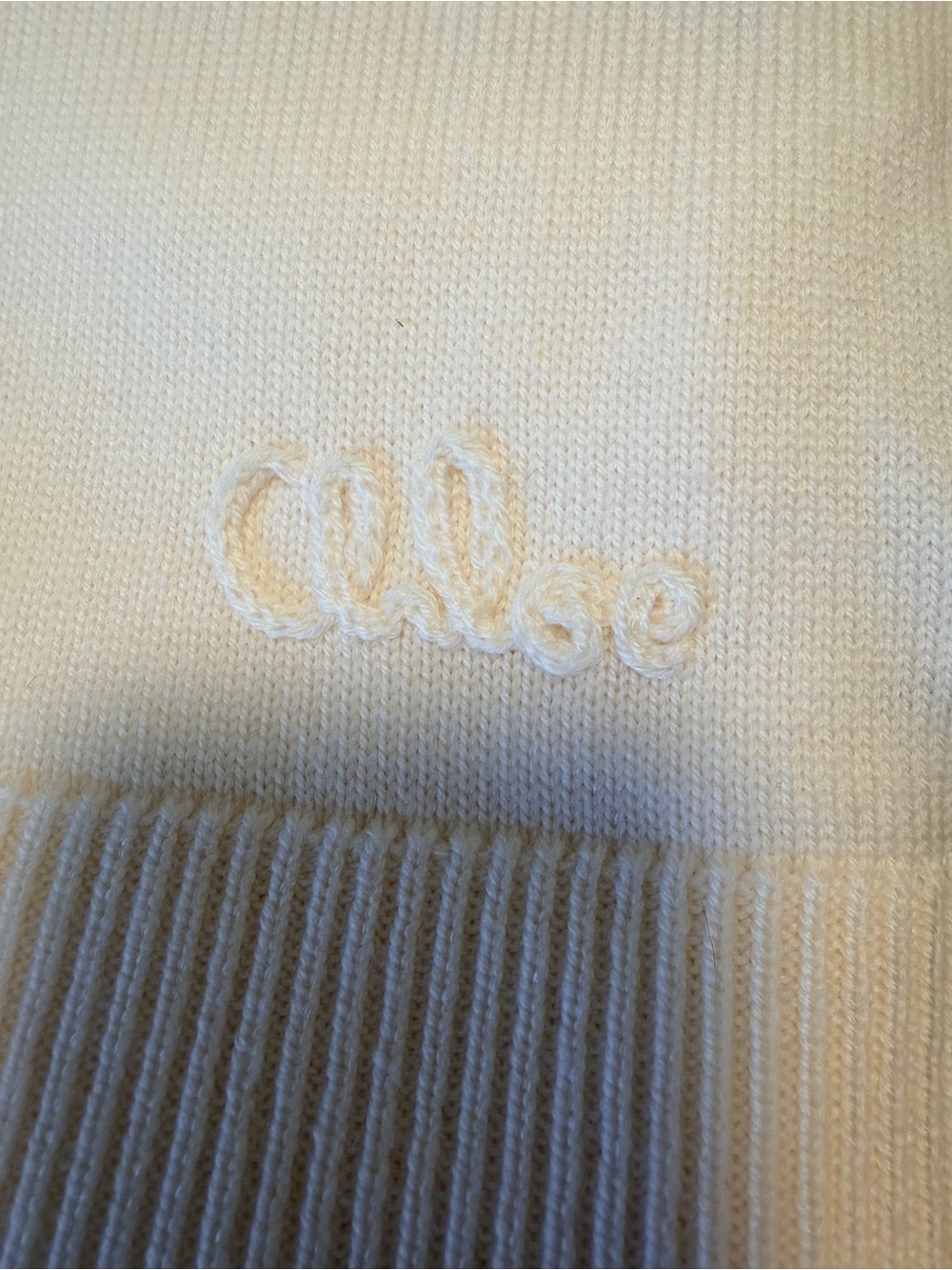 Chloe Lace Knit Scarf - Picture 2 of 5